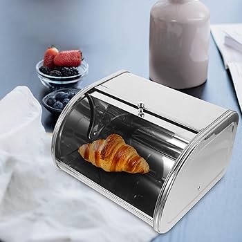 Amazon｜KESYOO パン ボックス ブレッドケース ロールアップ蓋付き