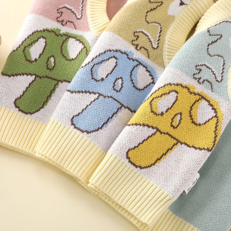 Baby Sweater Children's Baby Vest Vest Sweet Knit Girls Sweater Shoulder Cardigan Jacket2