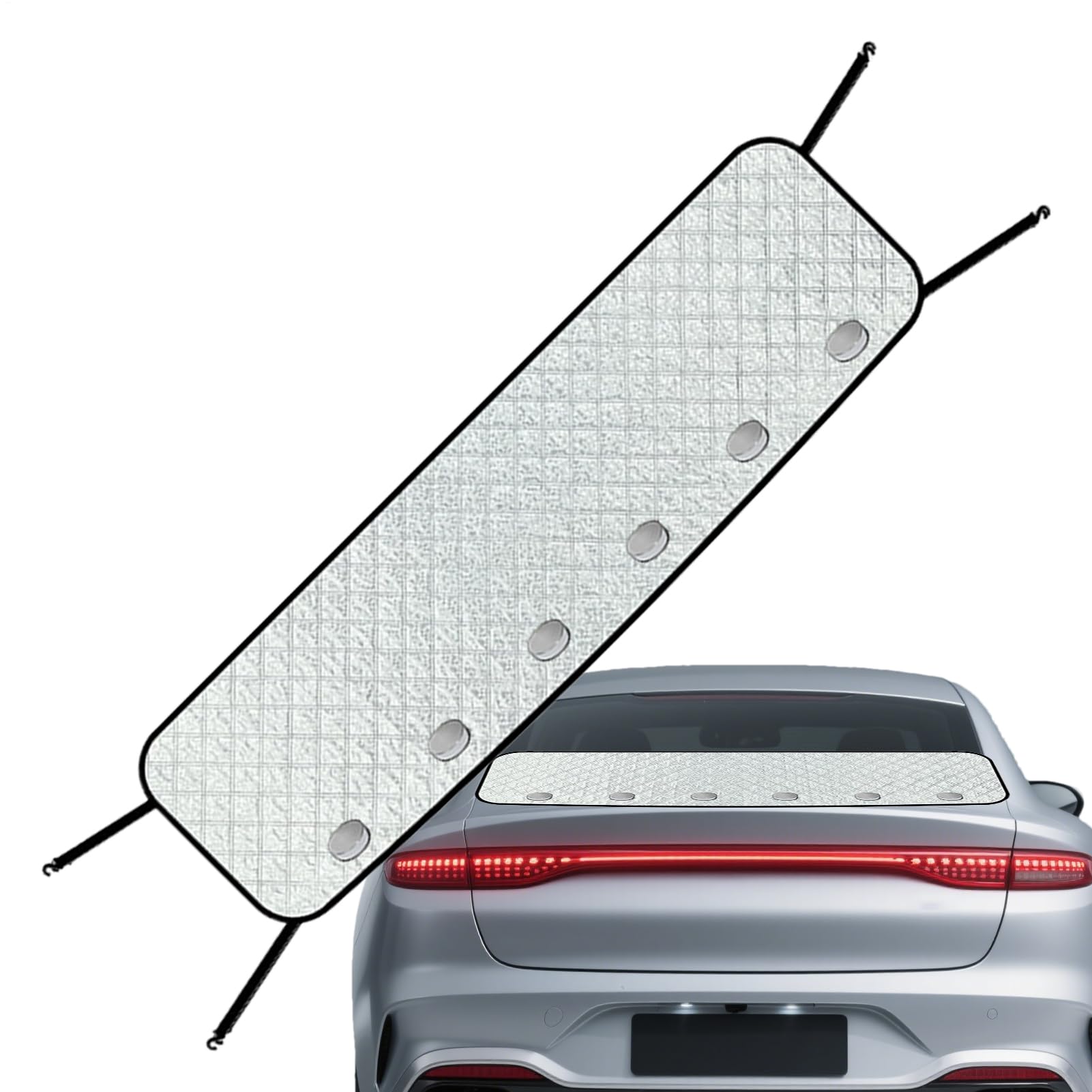 Protector solar trasero para coche y cubierta antipolvo para exterior 8