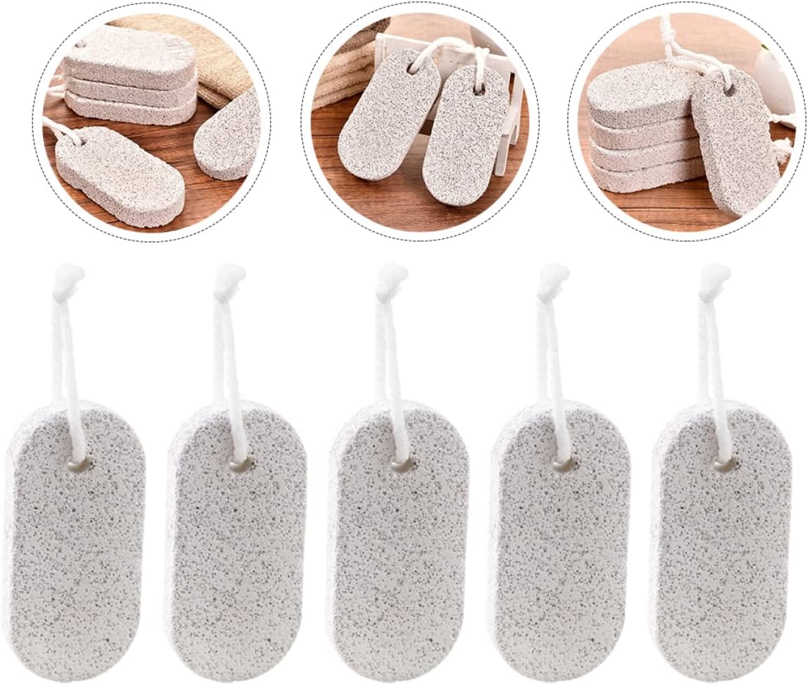 20Pcs Volcanic Stone Foot Care Natural Pumice Grinding Tool for Removal Exfoliating Foot Scrubber Stones for Smooth Skin for and Gifting