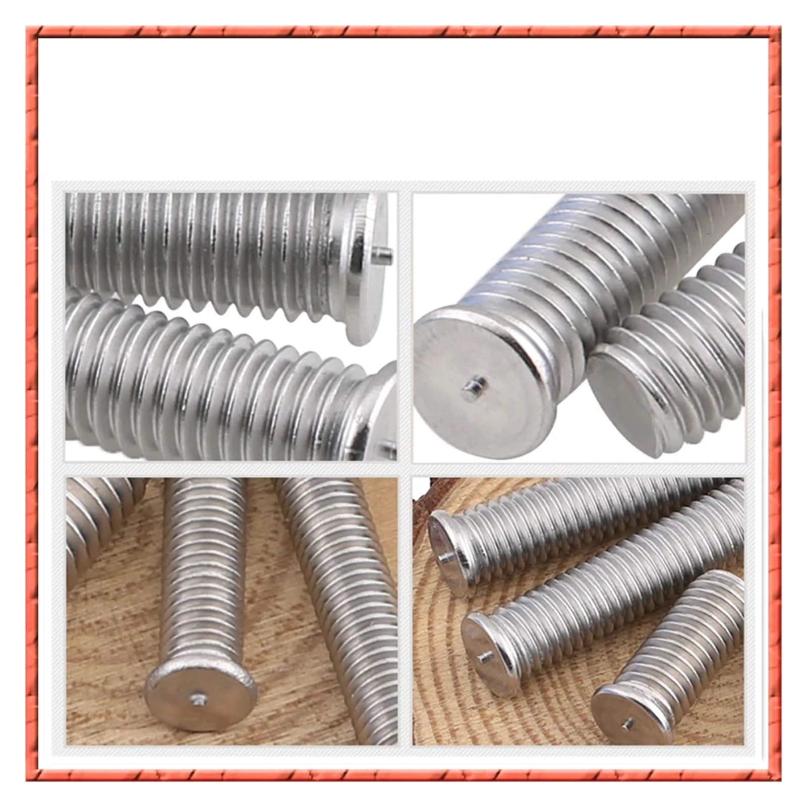Perni a saldare in acciaio inossidabile, Viti for saldatura a punti in acciaio inossidabile 10-24 for a 200 pezzi Argento Dimensioni multiple(1",8-32)