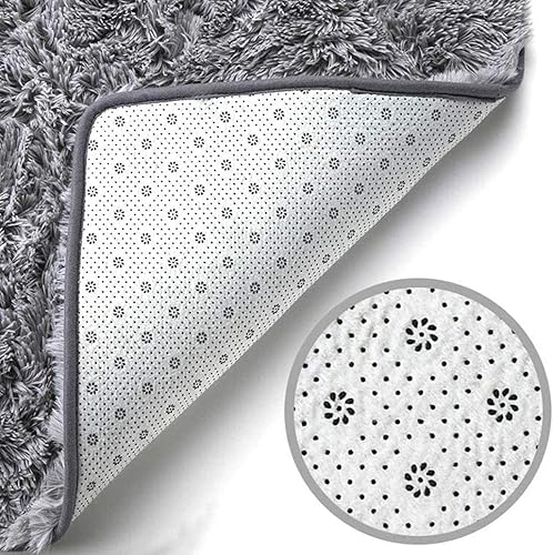 Miniatura 2 de WHOW Alfombra súper suave, moderna para sala de estar, alfombra mullida para dormitorio, habitación de los niños, guardería y decoración del hogar