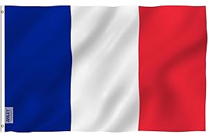 ANLEY Fly Breeze 3x5 Foot French Flag - Patriotic Decoration