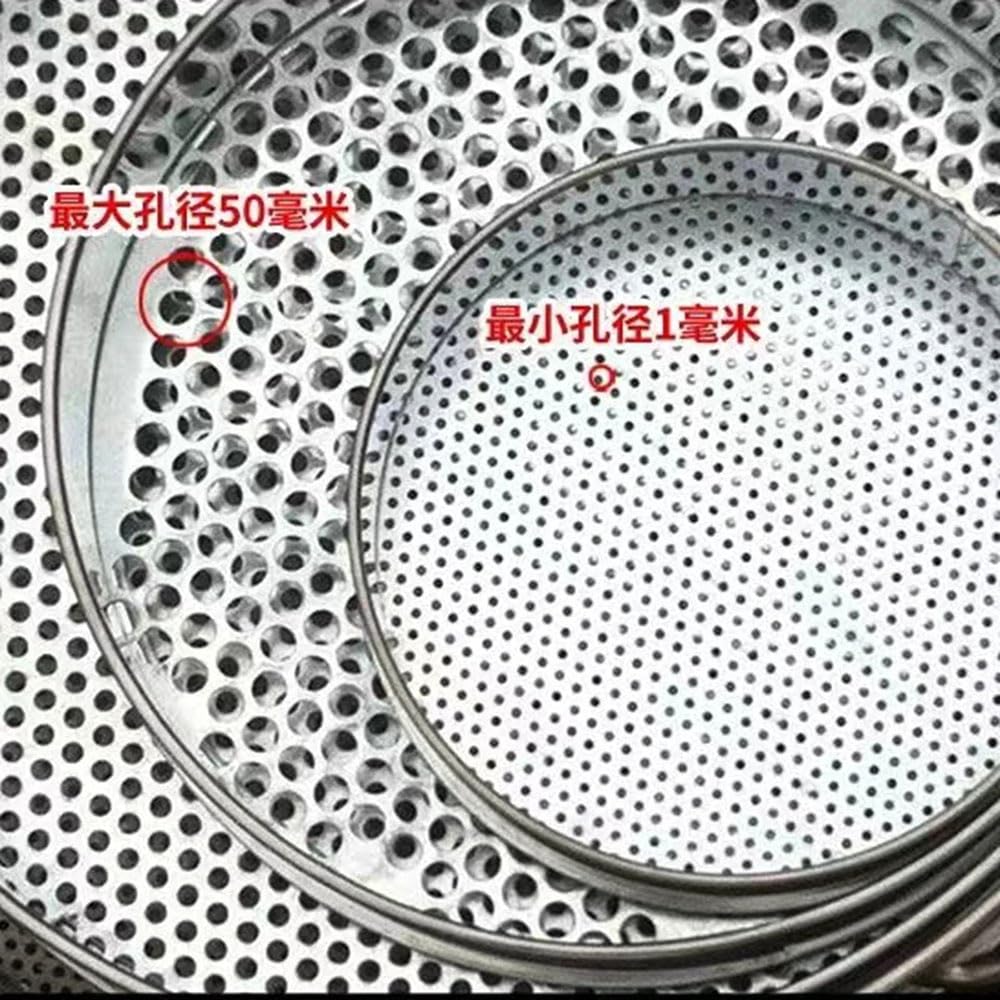 1 Stück 20 cm Premium-Sieb aus 304-Edelstahl – vielseitiges Küchensieb for Backen, Kochen und Zubereiten von Speisen(6mm)