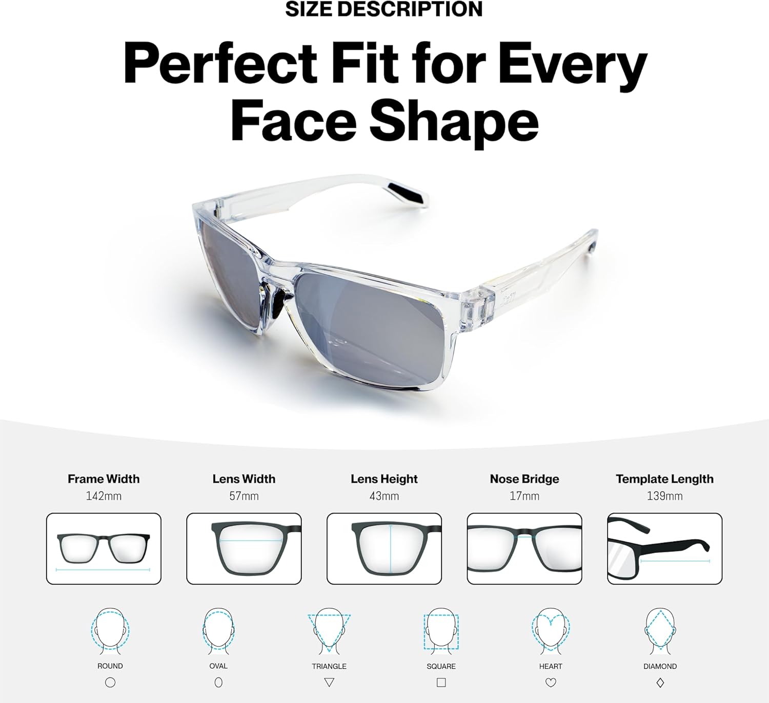 ZaTi Polarized Sunglasses with UV400 Protection, Category 3 Lenses, Shatter-Resistant Polycarbonate, Anti-Reflective Coating - Image 2