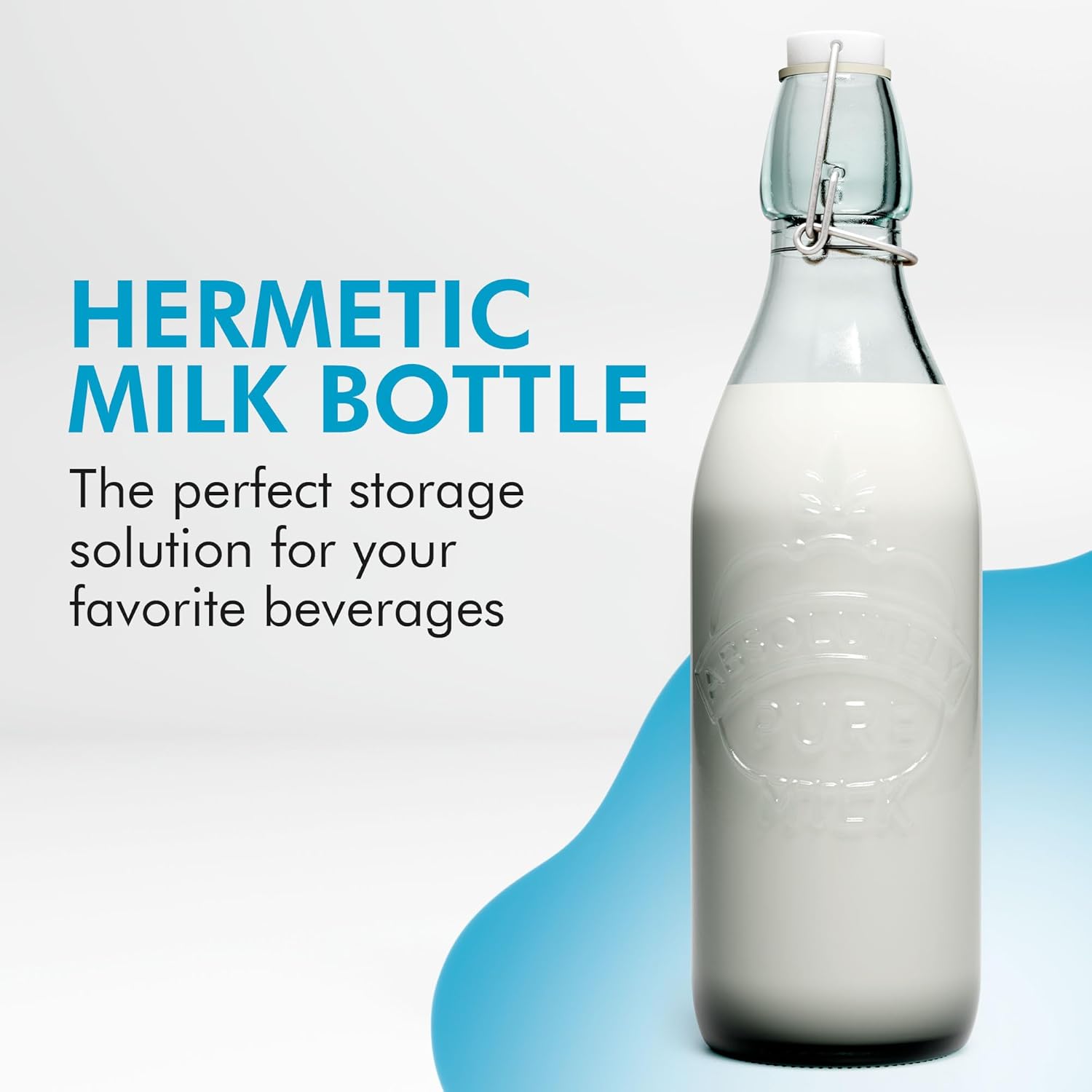 Amici Hermetic Milk Bottle - 34 oz