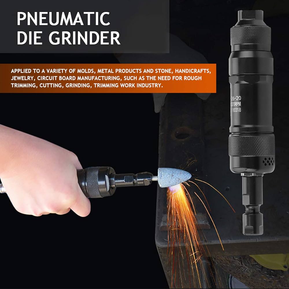 Amazon | 空気圧ダイグラインダー 1/4 KP-642 高速エアアングルダイ
