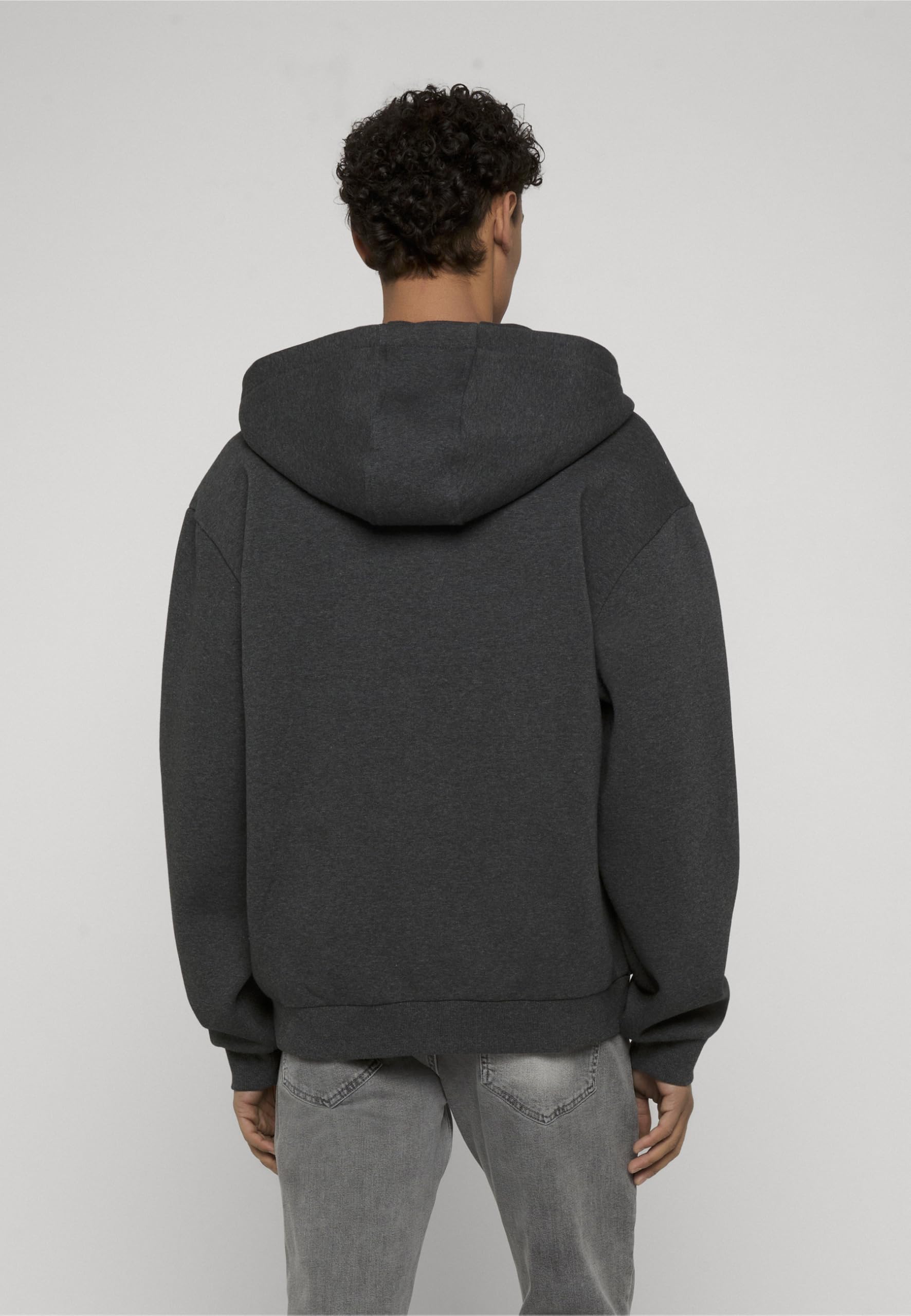 Urban Classics Sudadera con Capucha para Hombre con Cremallera mullida, Sudadera con Cremallera y Cremallera para Hombre, Corte Grande