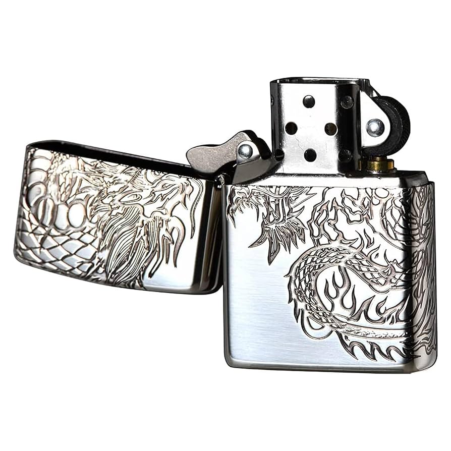 Amazon.com: Zippo 2SI-3CP Windproof Brass Lighter, 3 Sides