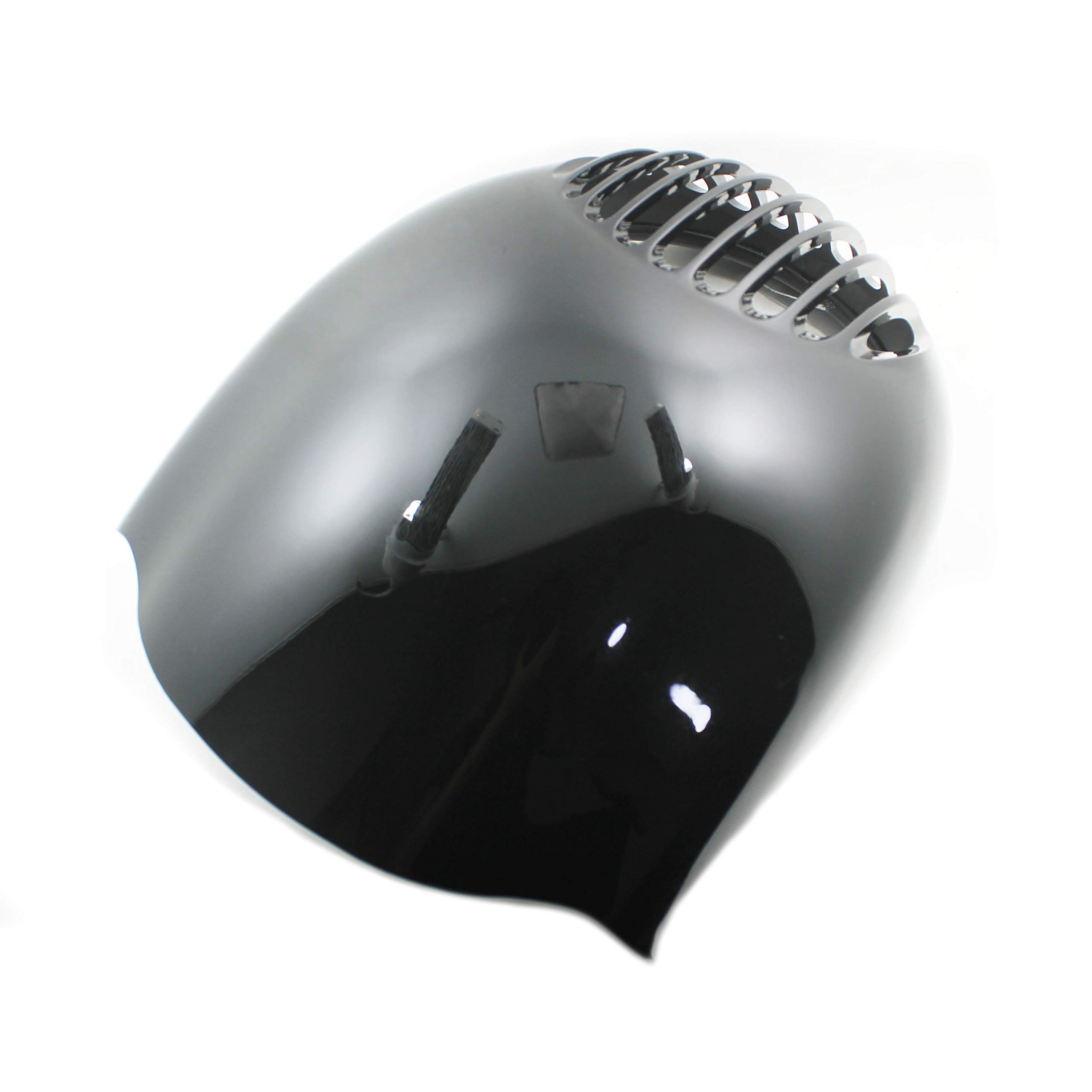 Visière Moustiquaire GrillMask Pour Harley Sportster Dyna Cafe Racer - Noir Brillant - ABS Pré-percé