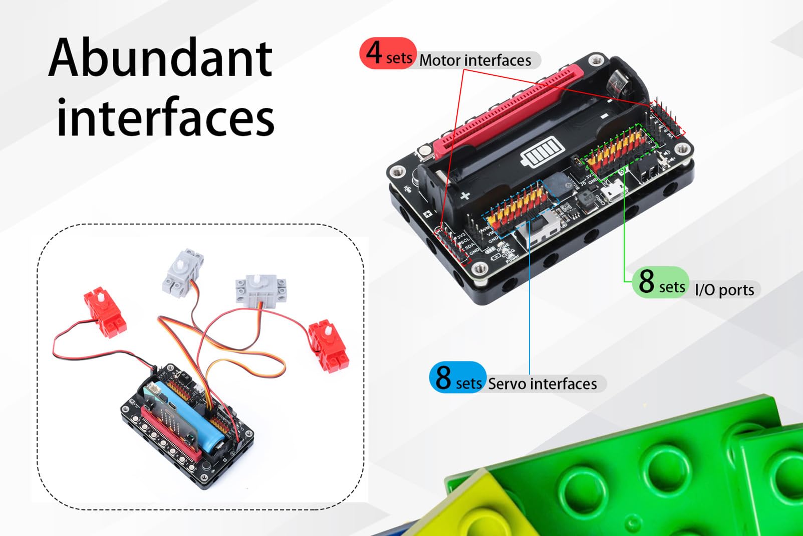 Amazon.co.jp: RobotBit - Micro:bit 拡張ボード オンボード