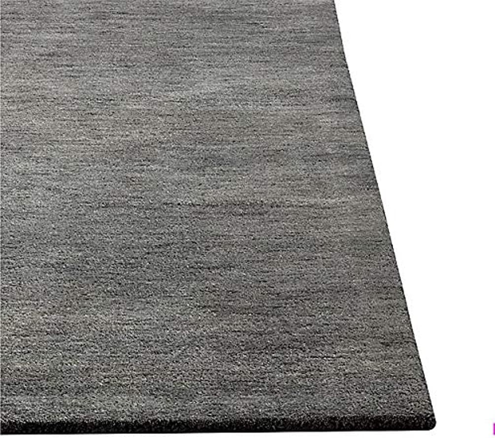 Plain Hand-Tufted Wool Rectangle Area Rug – Soft Premium Wool Carpet for Living Room, Bedroom & Home Décor Size 10x12 feet