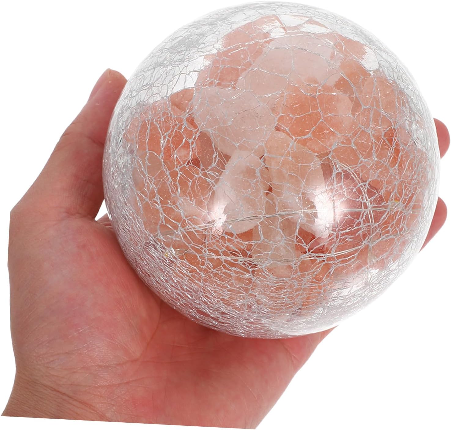 Himalayan Crystal Mineral Lamp Warm Light 4.5v Natural Tabletop Home Night Light Decorative Salt Rock for Bedroom Ambient Lighting