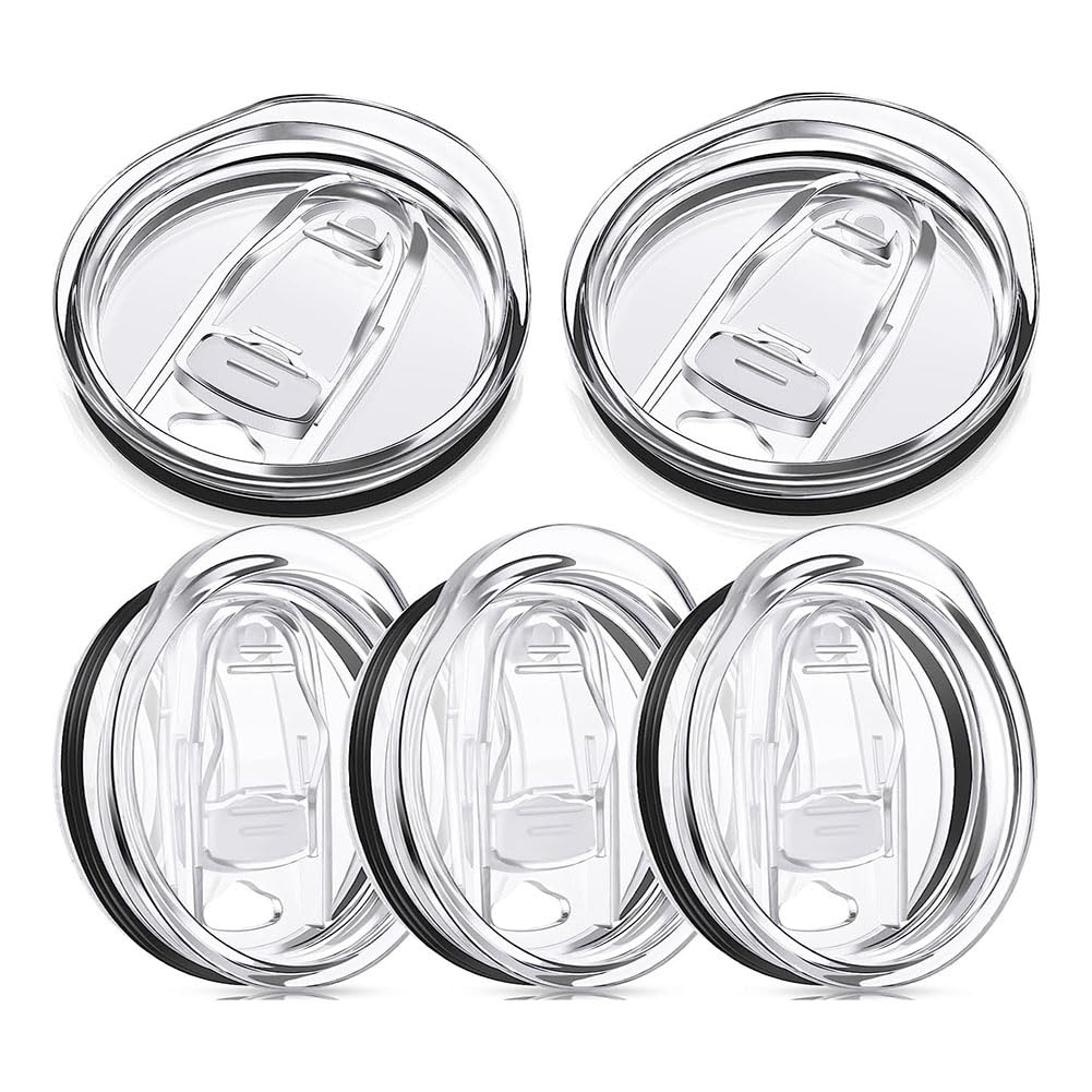 Jzoowar 20 Oz Skinny Replacement Lids Tumbler Replacement Lids Plastic Splash Lids Covers Spill Proof Skinny