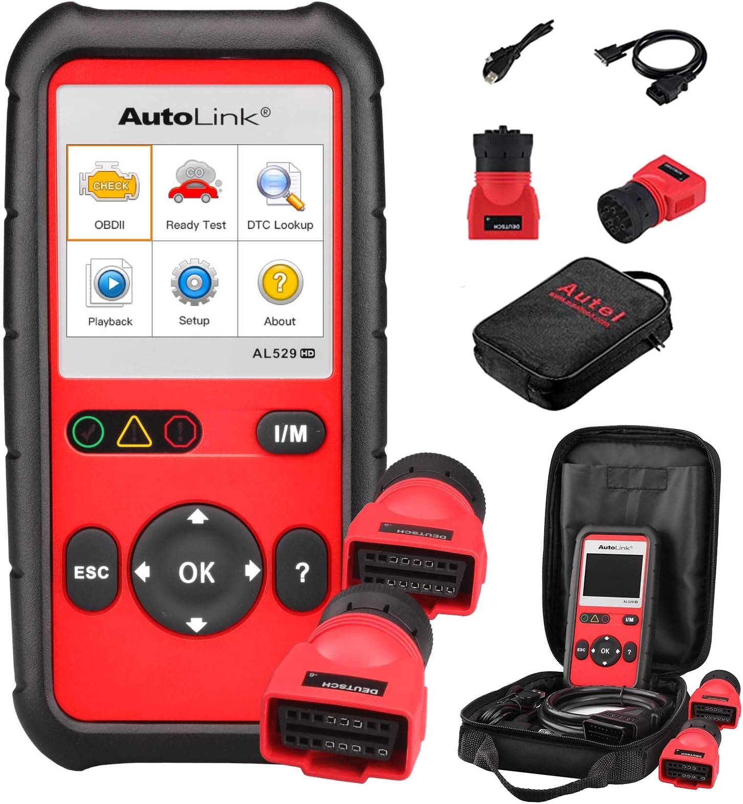 Amazon.com: Autel AL529HD Heavy Duty Vehicle Code Reader : Automotive