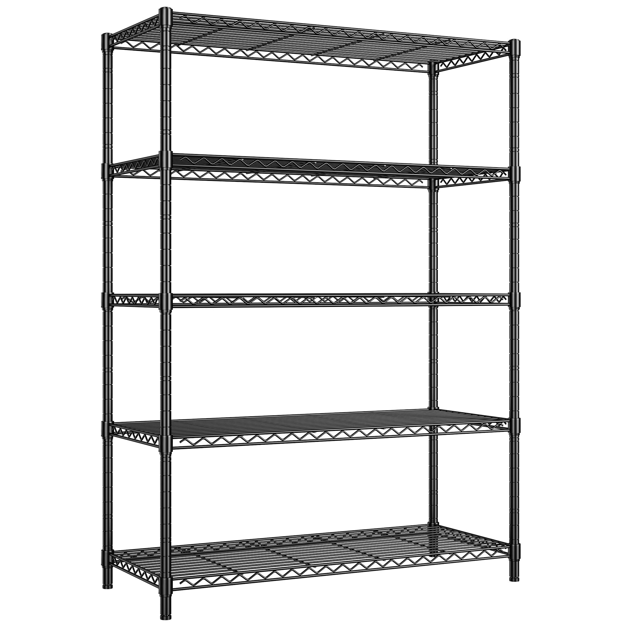 REIBII 72''H 5-Tier Wire Shelving Rack