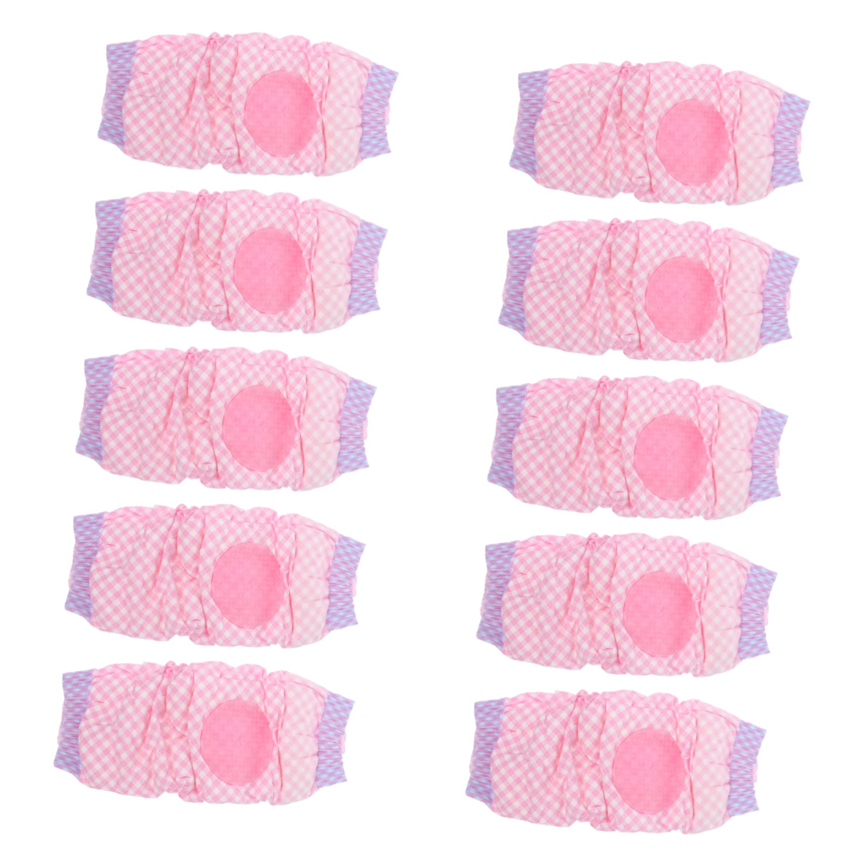 Totority 12Pcs Super Absorbent Disposable Dog Diapers with Tail Hole for Male Female Pets for Training Incontinence and Heat Cycle Needs Comfortable Fit for Puppies and Adult
