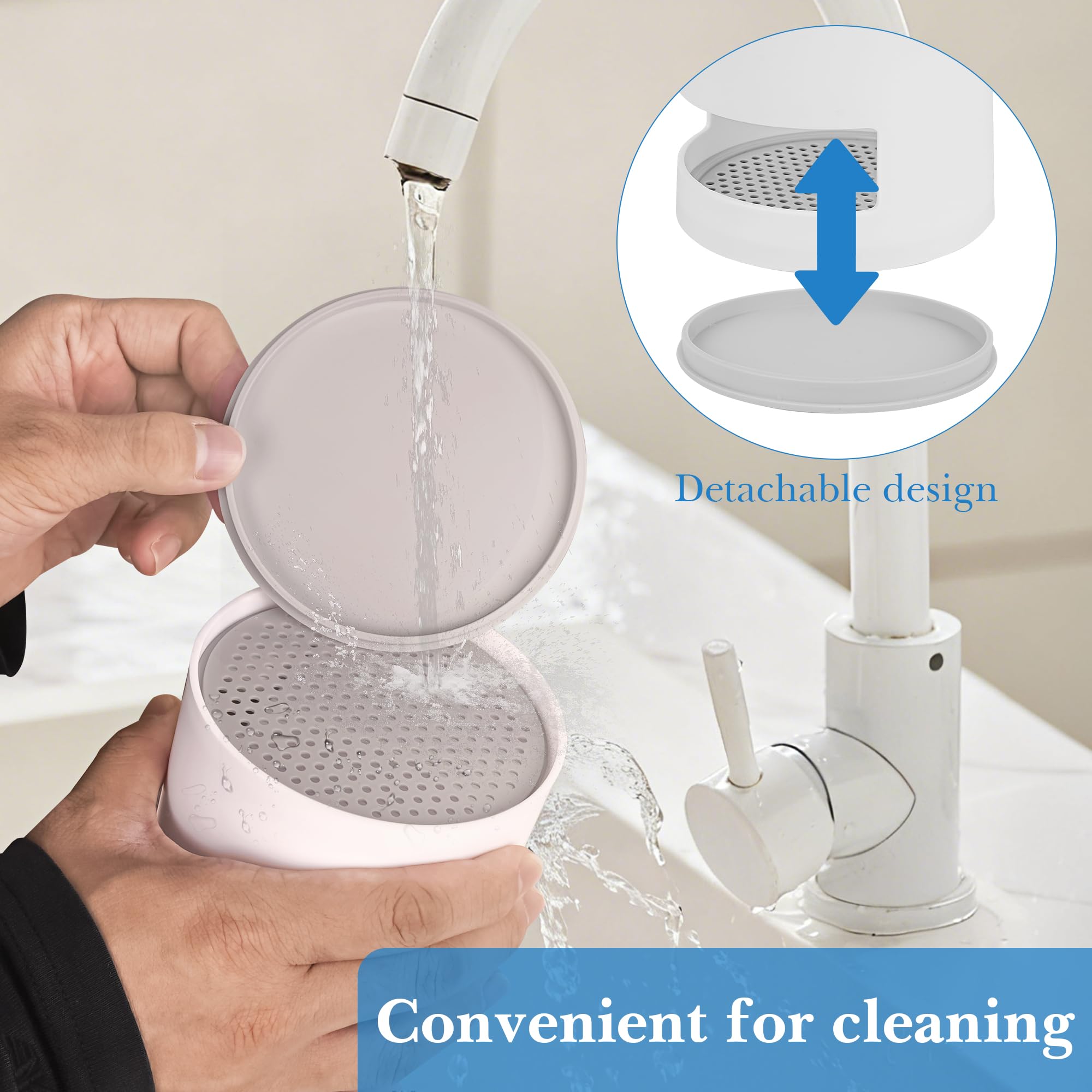 Linkidea Elektryczny uchwyt na szczoteczkę do zębów, 4 przegródki, plastikowy organizer na szczoteczki, kompatybilny z Oral-B iO Series, Philips Sonicare ProtectiveClean, Colgate ExtraClean (biały)