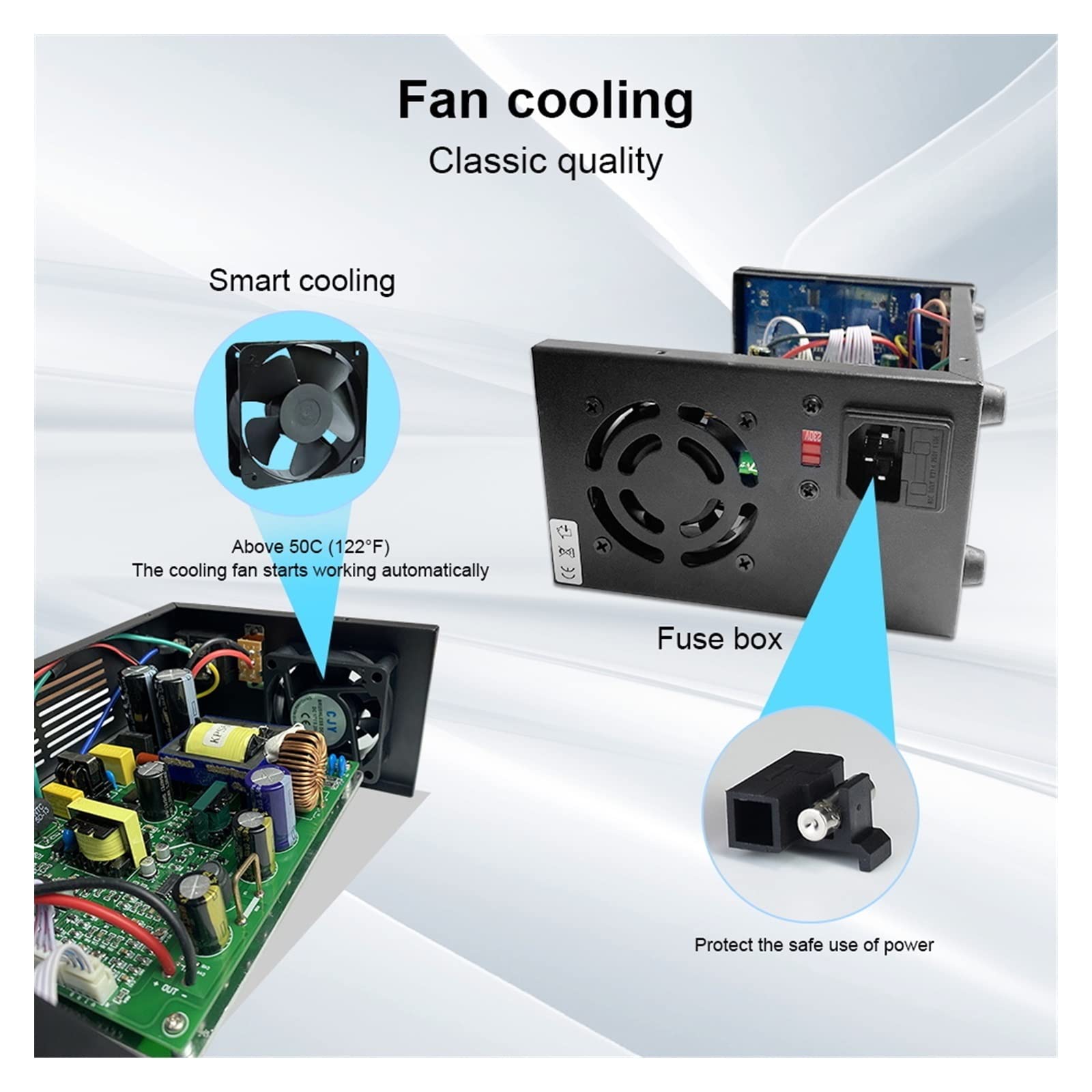 Alimentatore CC Regolabile da banco da laboratorio Fonte di alimentazione 30V 10A 60V 5A Regolatore di tensione Stabilizzatore Alimentatore switching(DPS1203U)