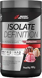 Whey Protein Isolado Isolate Definition 900g Sabor Napolitano Bodyaction