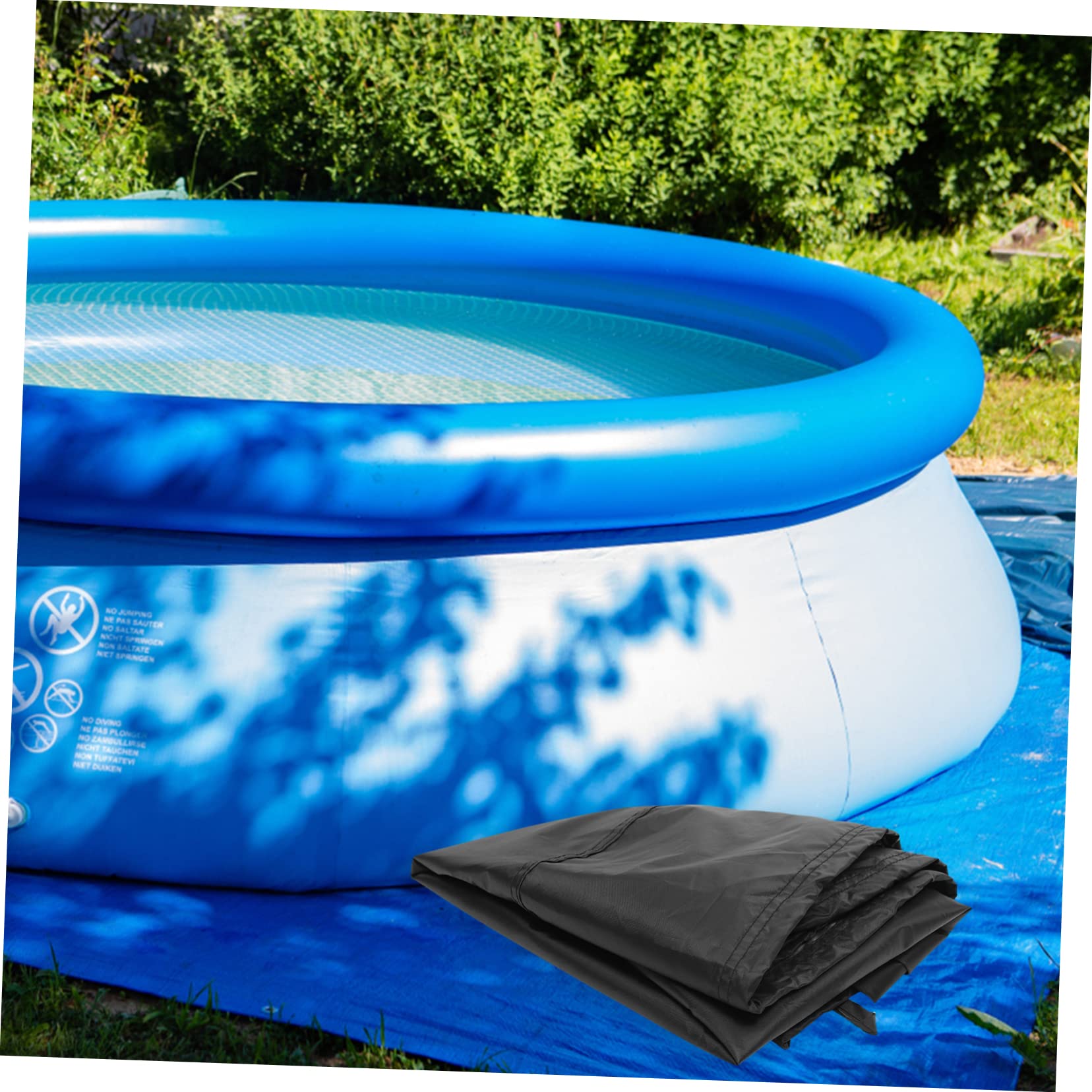 GALPADA Trampoline Cover Protector Oxford Cloth Trampoline Round Cover 8ft Easy Install