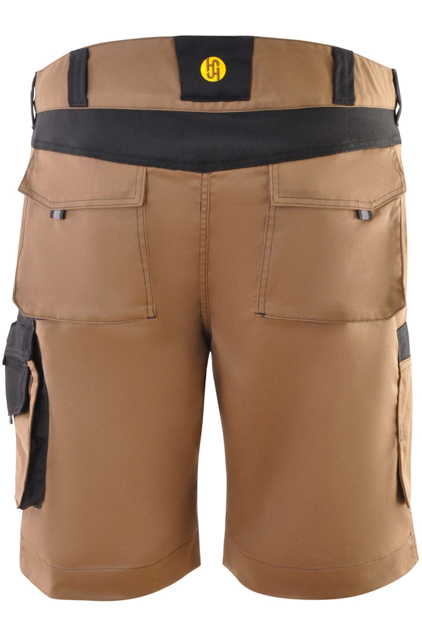 HSW Professional - Pantaloni corti da lavoro da uomo, pantaloncini da lavoro, pantaloncini da uomo, bermuda con tasche per attrezzi, abbigliamento da lavoro estivo di alta
