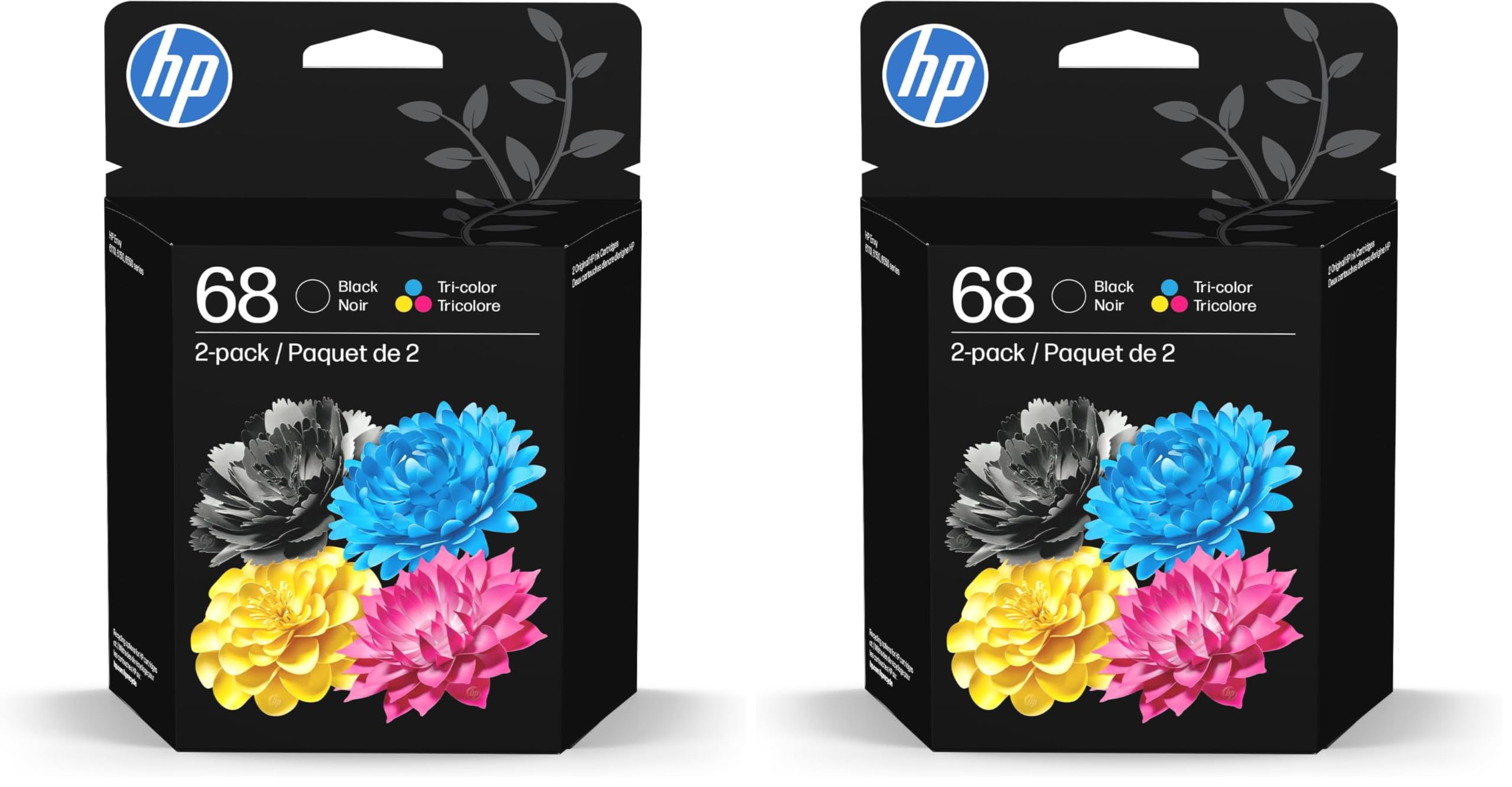 Amazon.com: HP 68 Black/Tri-Color Ink Cartridges, Works Envy 6100e