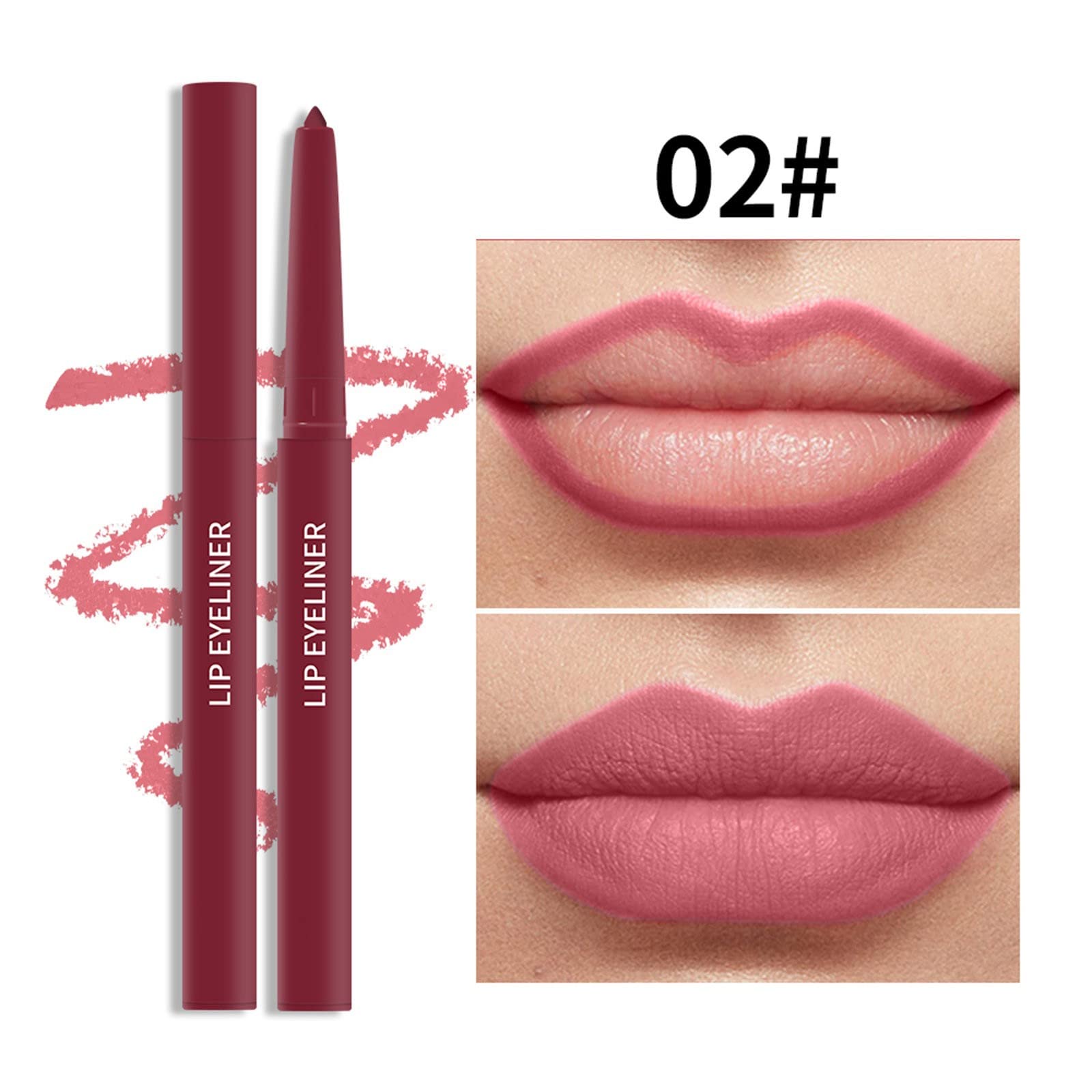 Jaclyn Cosmetics Poutspoken Lip Liner Crayon Sugared, 1 Count (Pack of 1)