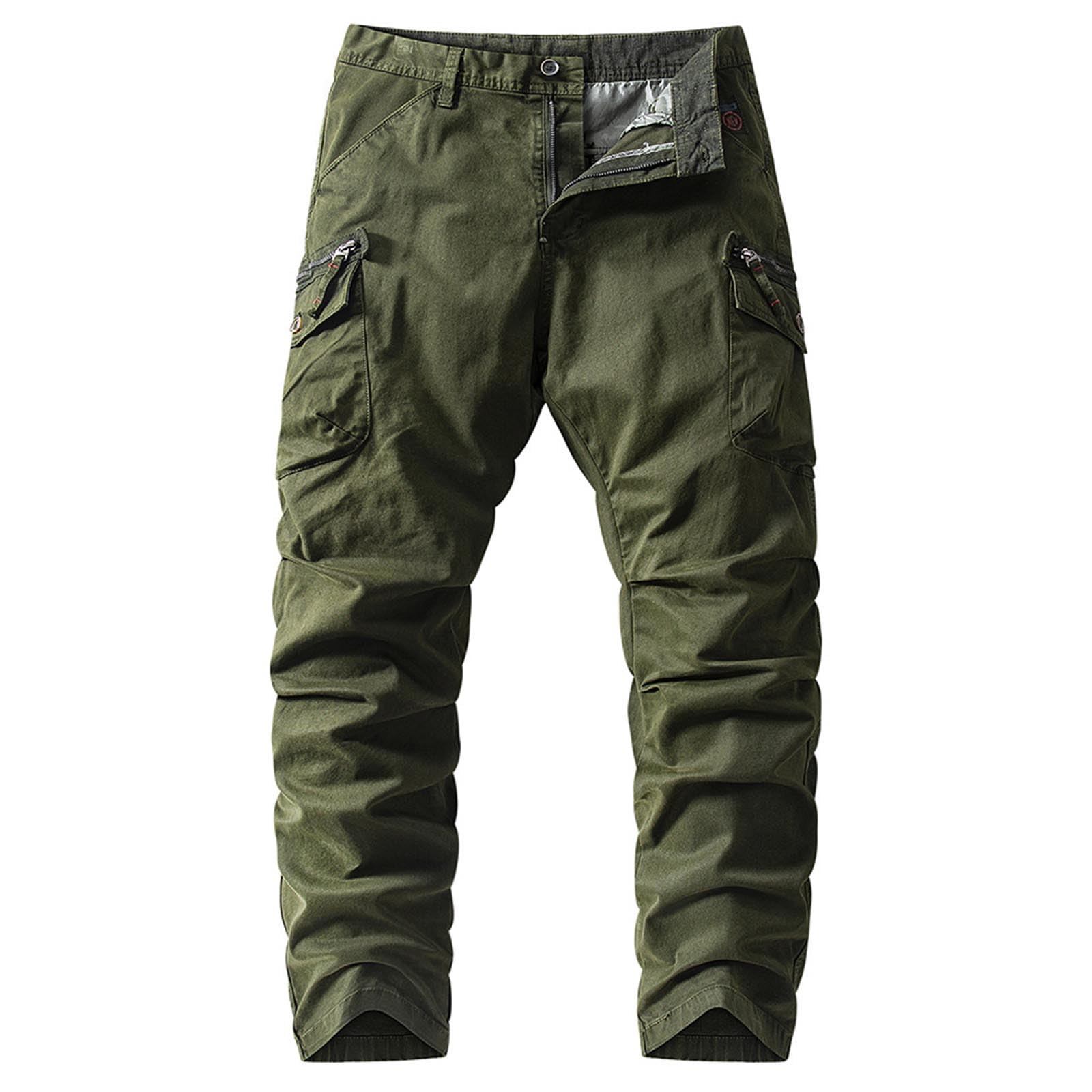 Pantalones cargo plegables para hombre, pantalones de invierno, para correr, senderismo, aventura, algodón, senderismo, ocio, trabajo, caza, elegancia, actividades al aire libre