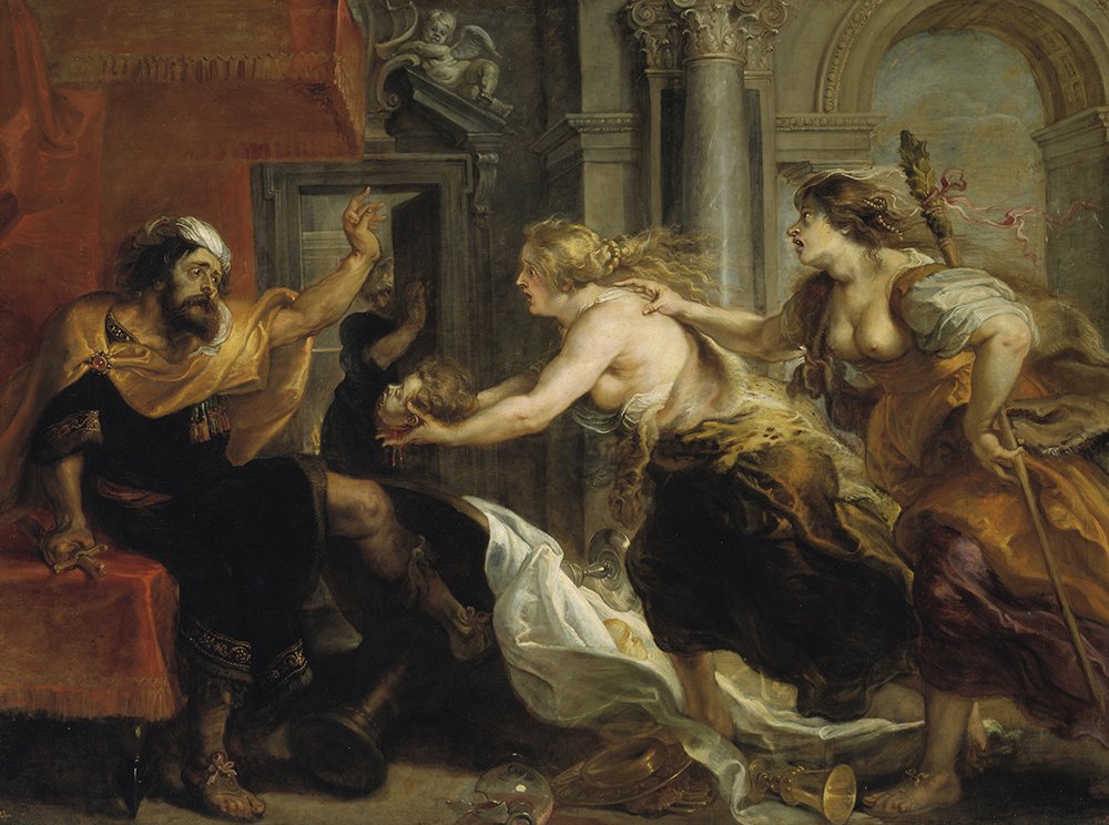 Impression d'art Rubens Confronted with The Head of His Son Itylus finition mate haut de gamme