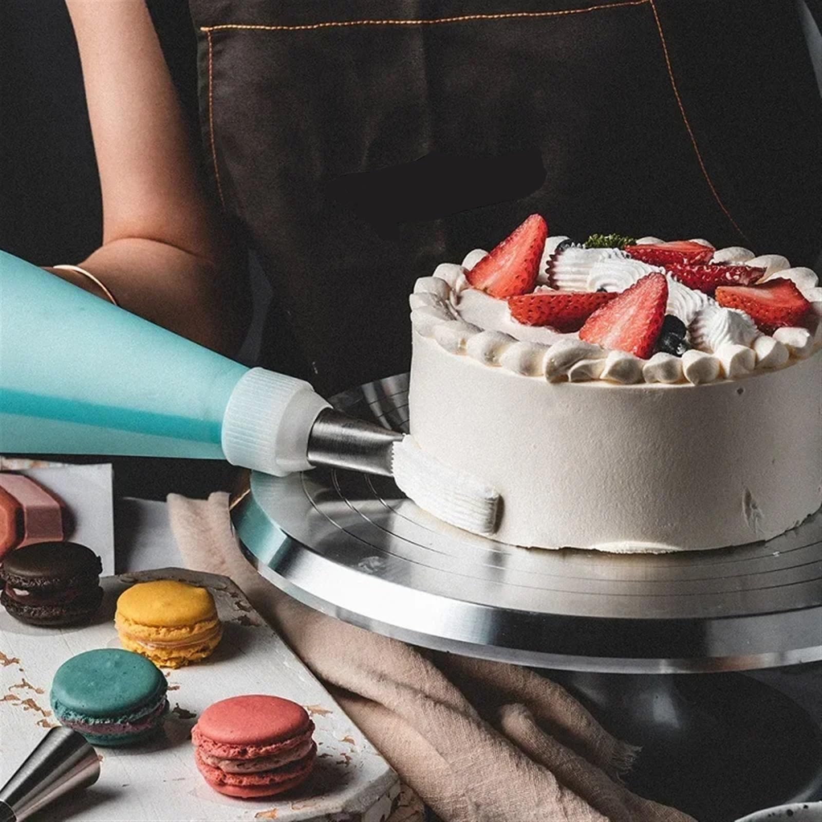 Plateau tournant à gâteau en alliage d'aluminium
