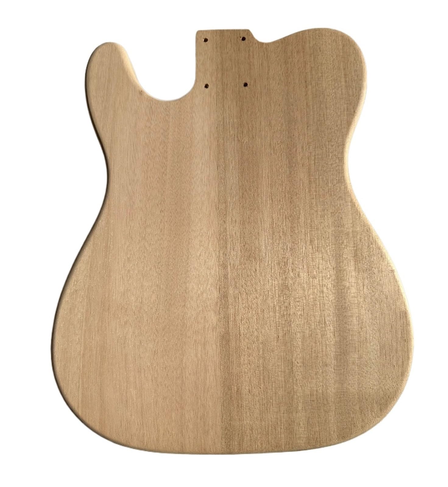 Cuerpo de guitarra eléctrica HS, madera de caoba sin terminar, orificio F, bolsillo de 5,65 cm, reemplazo de bricolaje, pieza de barril TL