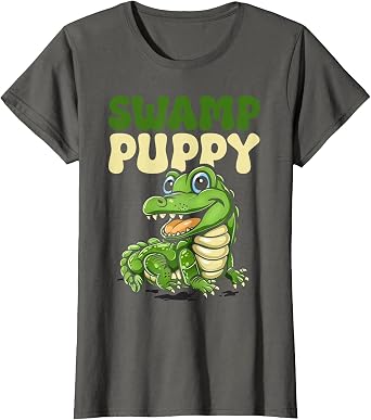 Swamp Puppy Alligator Reptile Gator Lover Funny T-Shirt