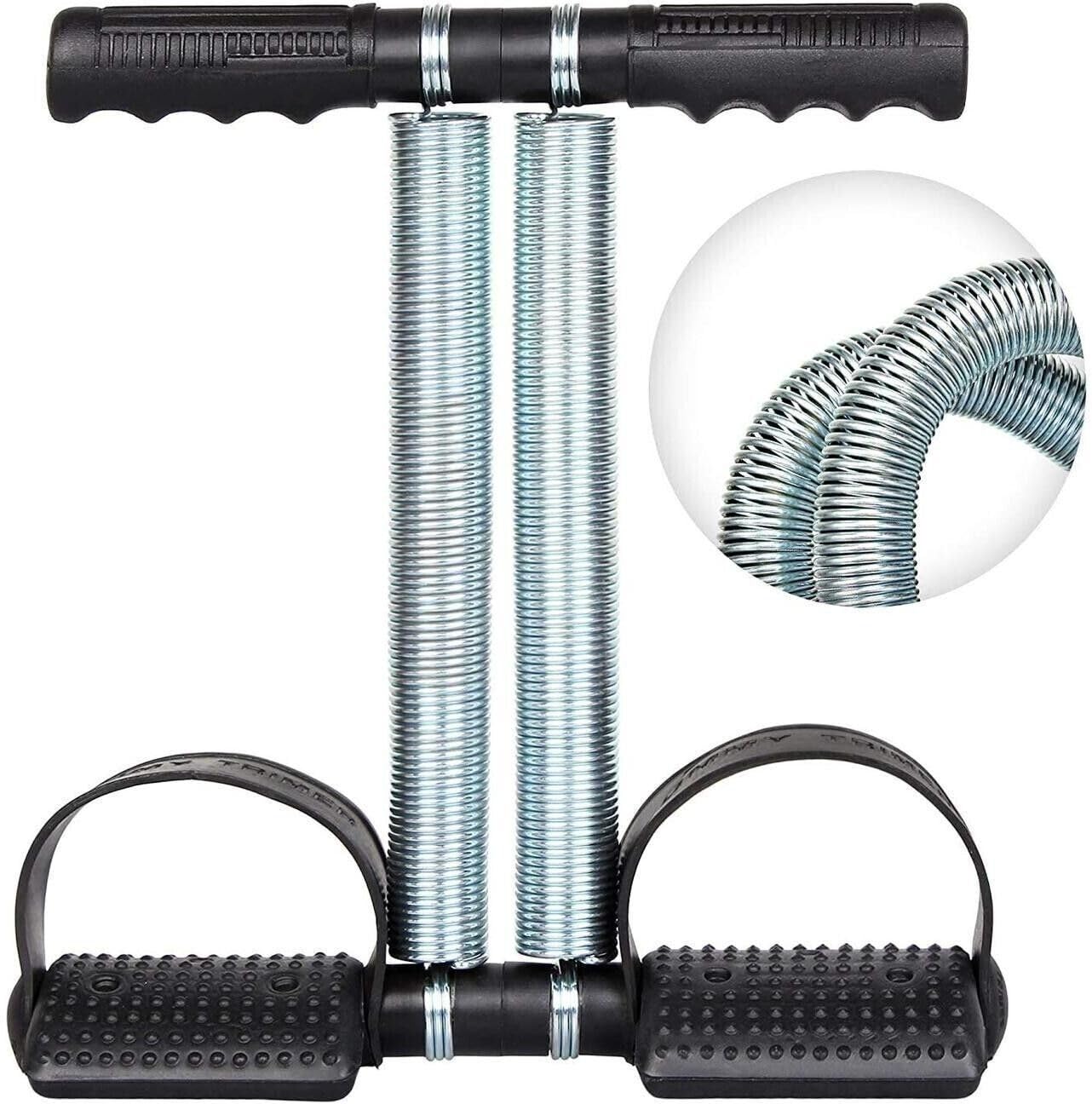 Affective Tummy Trimmer with Double Spring Burn Calories -320 Ab Exerciser (Black, Silver)-picture-26