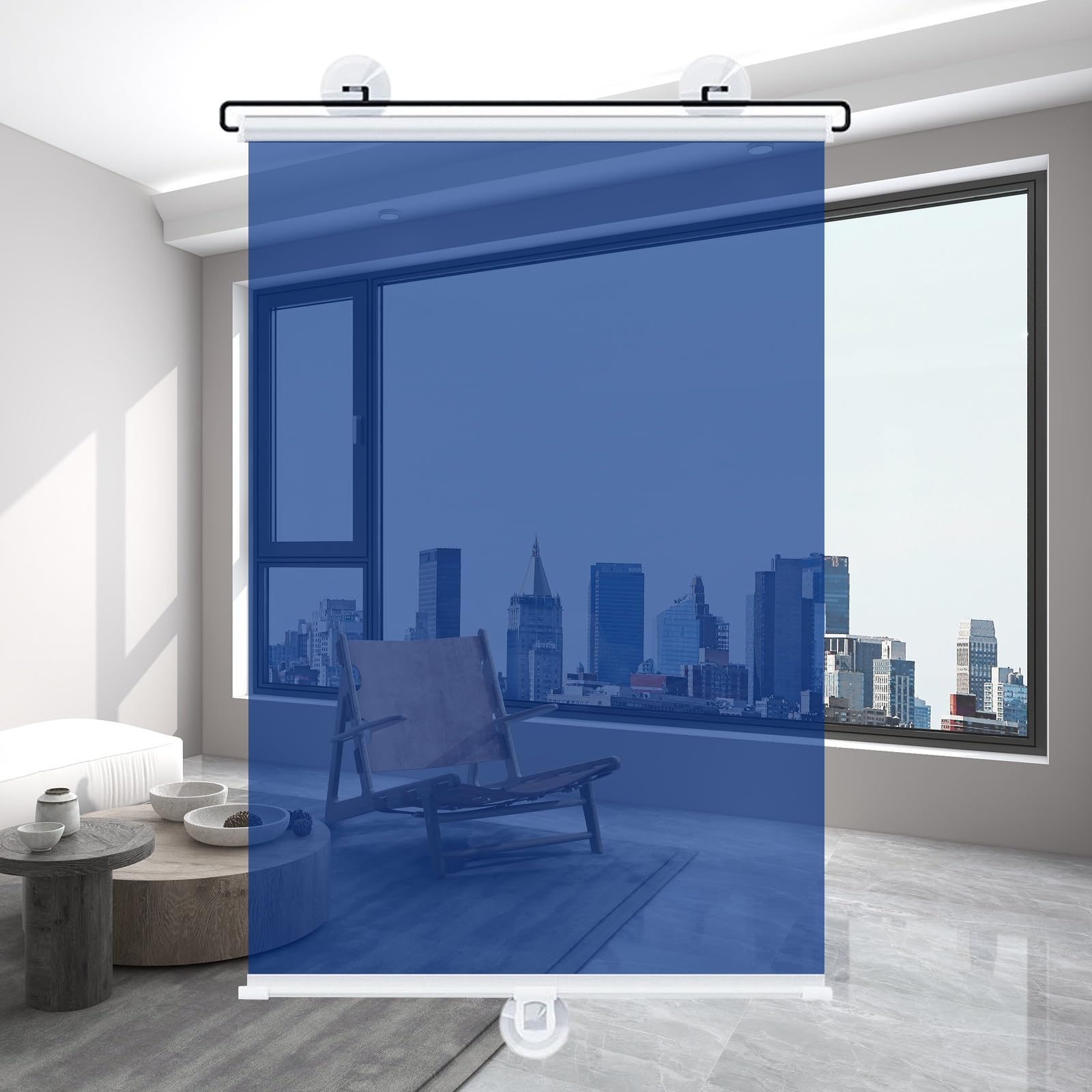 FURNISHED Roller Blinds Thermal Blackout Roller Blind - Trimmable Insulated UV Protection Child Safe Easy Fit Home Office Window Blinds, Cappuccino, 120W X 165H Cm - View #9