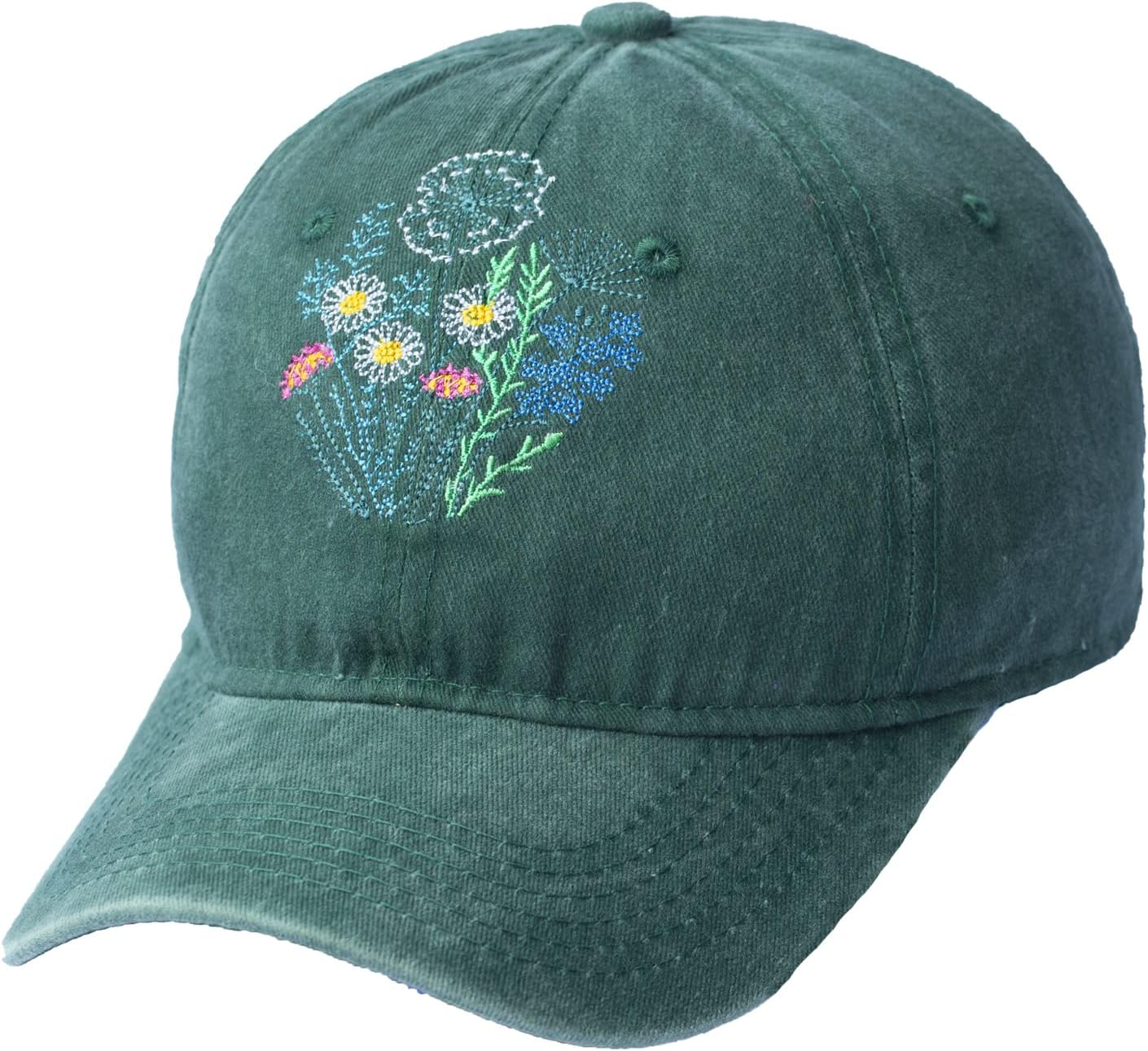 Green Dad Hat Men Women Embroidered Baseball Cap Low Profile Father's Day Snapback Hat Vintage Adjustable Washed Unisex - Image 4