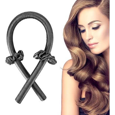 Amazon.com: Tik Tok - Diadema de rizador sin calor, rizadores de pelo sin  calor, suave sin calor, para cabello largo, rizadores de cabello rizadores  de ondas antiguas para dormir, color negro. :