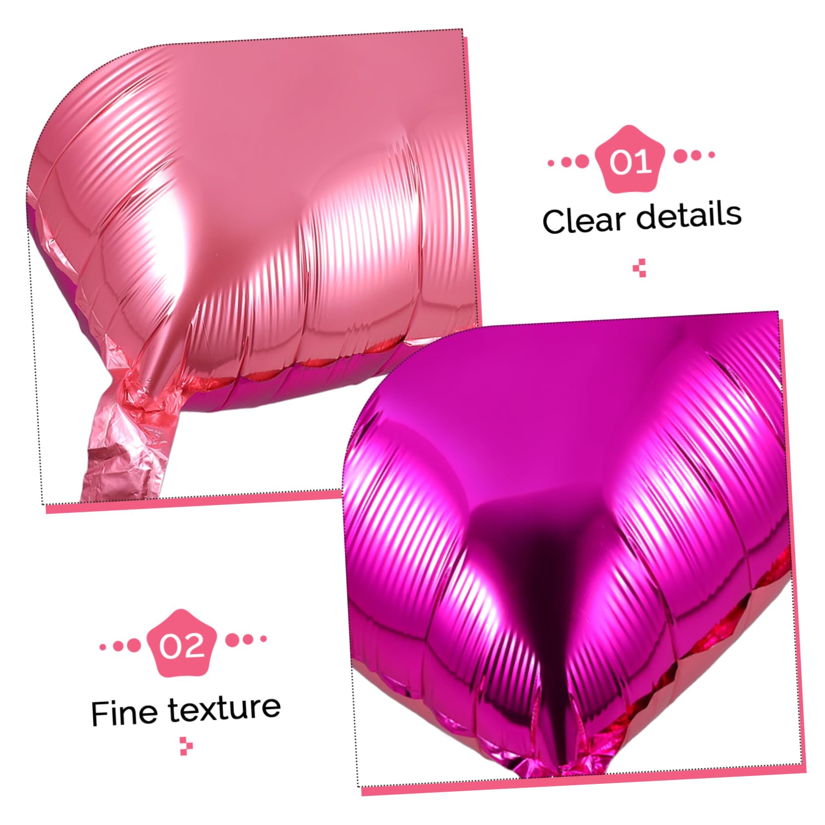 Quadratische Aluminiumfolienballons für Geburtstagsparty