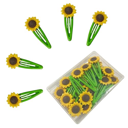 20 Pcs Cute Sunflower Hair Accessories for Girls, Women, and