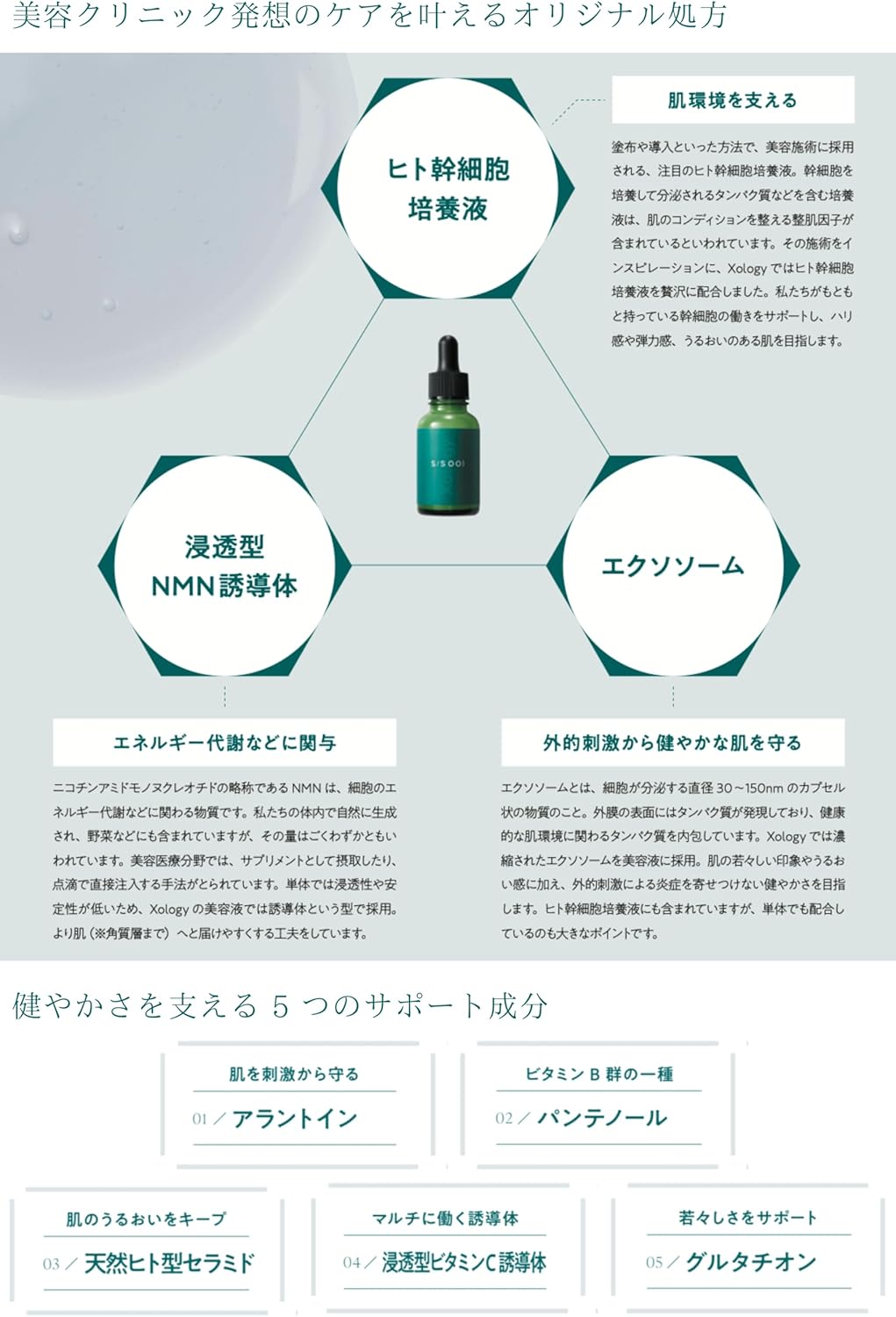Xology エクソロジー S/S 001 エクソロジー ブースターセラム 美容液
