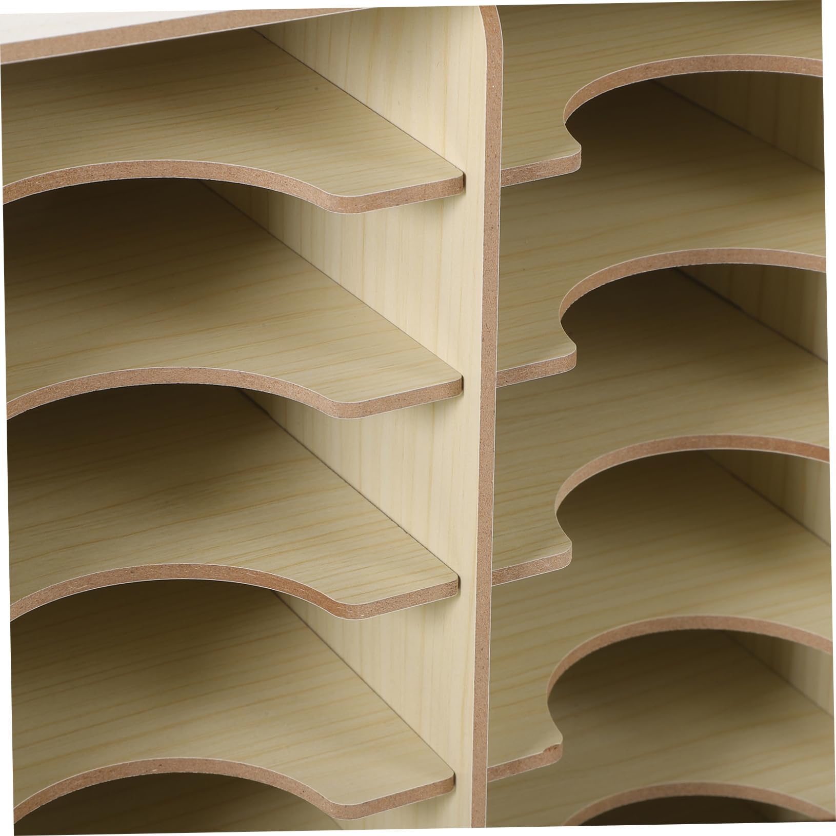 Porta Cellulare Organizer da Tavolo in Legno Scatola Portaoggetti per Telefono Cellulare Contenitore da Scrivania Scomparti Multipli per Aula e Ufficio