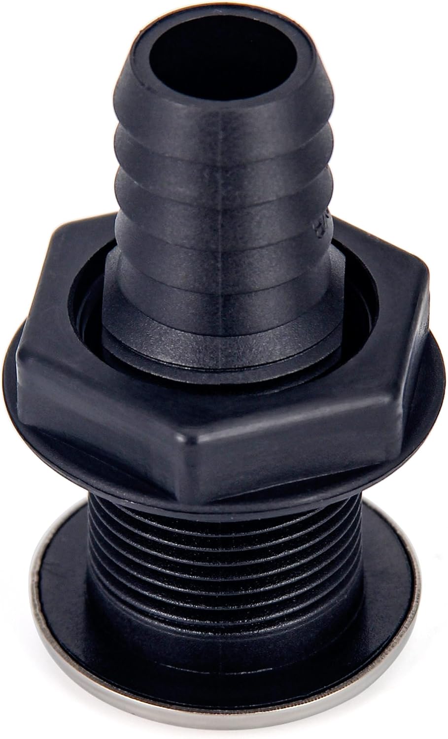 Boat Scupper Drain with Flapper – Thru Hull Self-Bailing Valve, Anti-Backflow Design,316 Stainless Trim, Easy Install for Boats & Yachts.1-1/2"、1" or 1-1/2" Big Size.