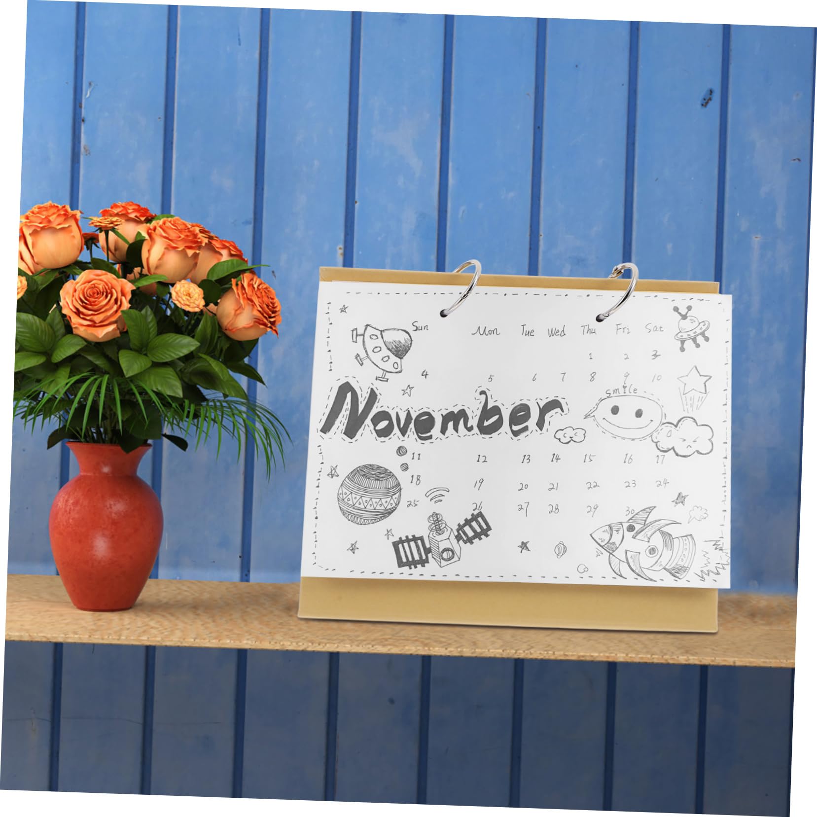 STOBOK 4sätze Spiralbuch Für Tischkalender Handgefertigtes Album Mit Abnehmbaren Leeres Kalenderbuch Kraftpapier Für Kreative Gestaltung Und Malen Für Scrapbooking Und Persönliche