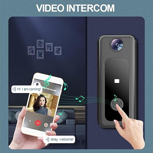 Miniatura 2 de Doorbell Camera Wireless, Video Doorbell, Homekit Doorbells, Smart Doorbells, 125 Wide View HD Real-Time Video, HDR Night Vision, TwoWay Audio,