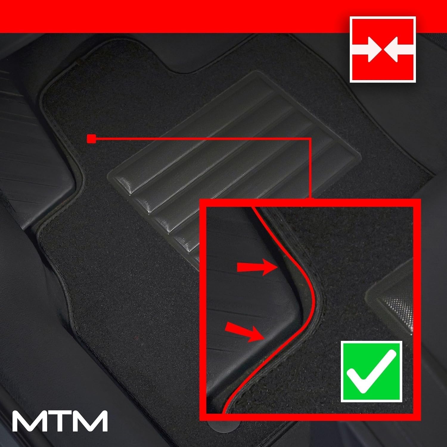 MTM SP-11574 welurowe dywaniki na wymiar do BYD Seal U Electric 2023-