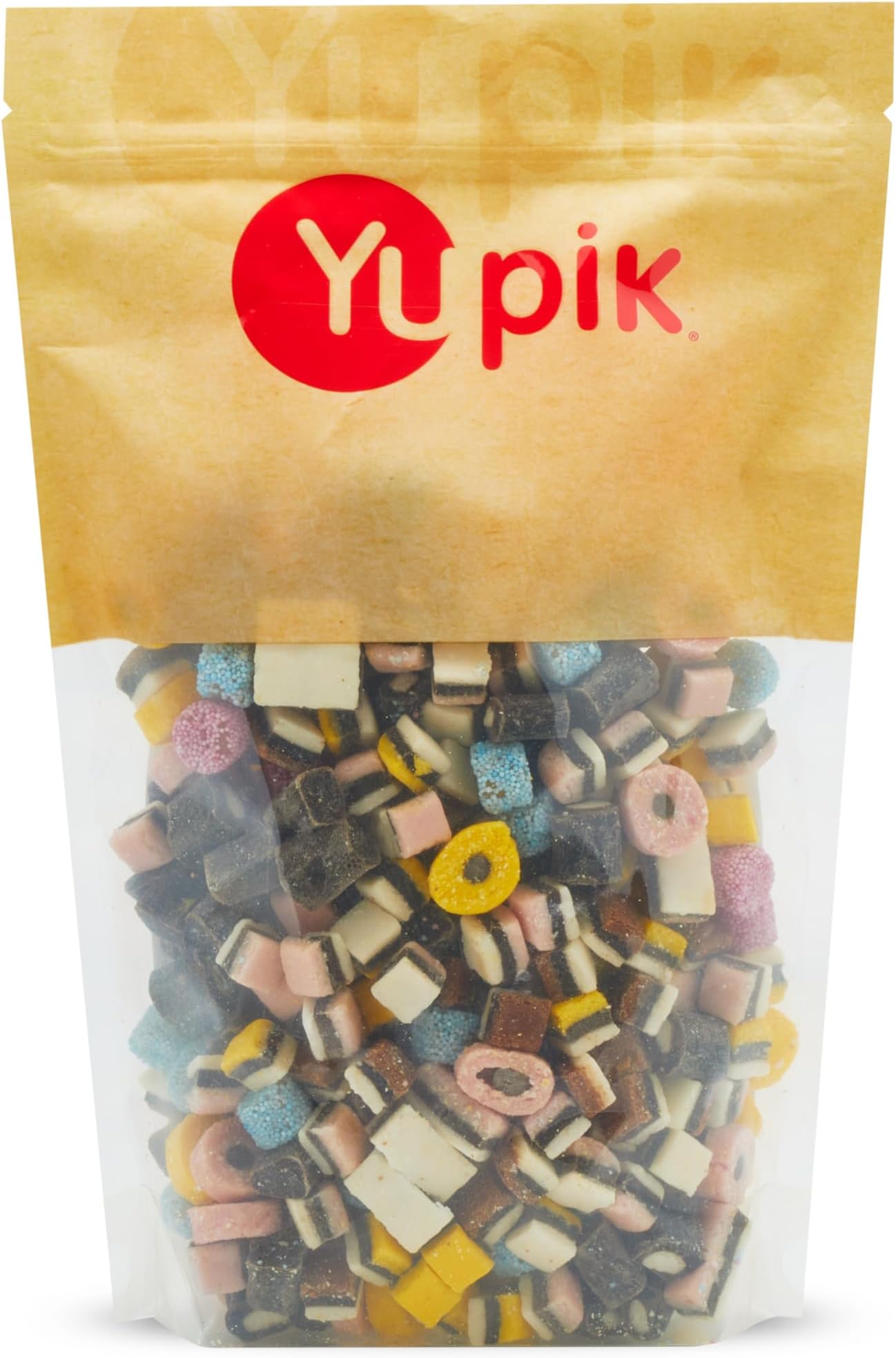 Assorted Mini Licorice Candies, 2.2 lb (35.2 oz), Natural Flavours & Colors, Mixed Shapes & Textures, Ideal Snack & Gifts