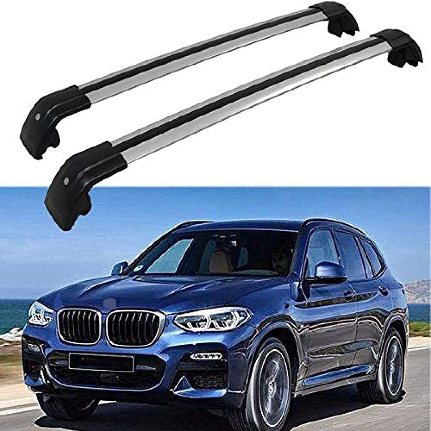 Buy Car Roof Rack Rail Cross Bars Aluminum Crossbar for BMW X3 2018