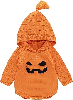 mimixiong Baby,Clothing,Baby Girls 0-24m,Outfits & Clothing Sets mimixiong Unisex Baby Boy Girls Pumpkin Outfit Clothes for Halloween Costume Party