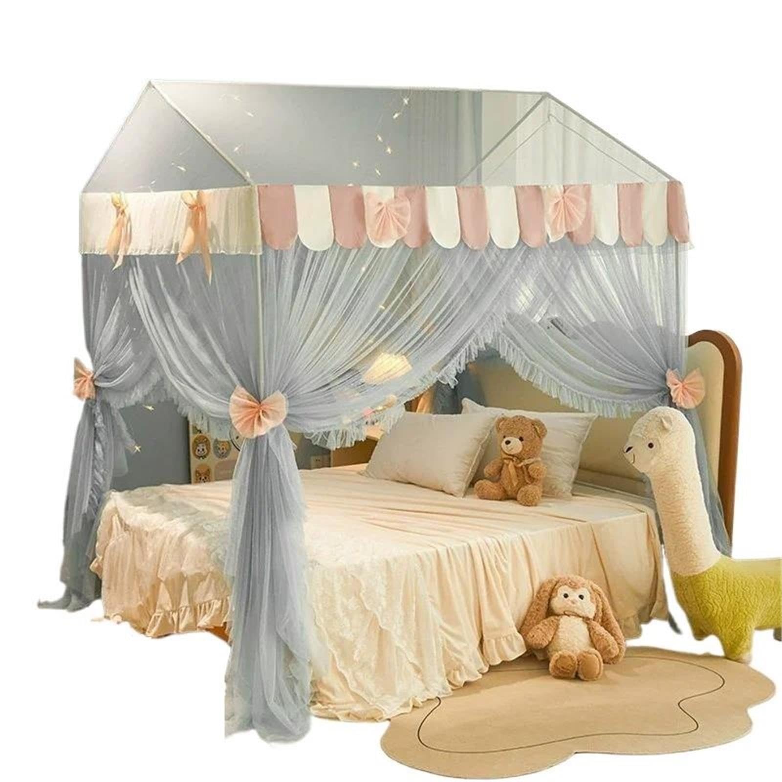 Moustiquaire for Petite Maison de Style Princesse avec Support