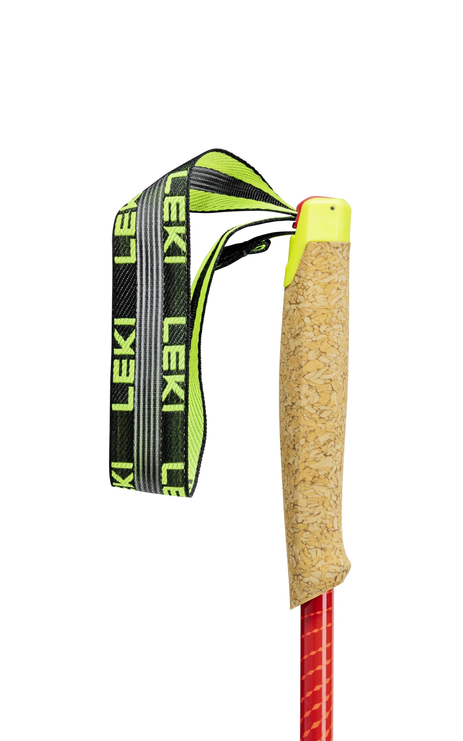 Leki Neotrail Pro FX.One Superlite - Bastones de Senderismo Ligeros Plegables de Carbono para Senderismo y Trail Running, Carbono Natural, Rojo Brillante y Rojo rubí